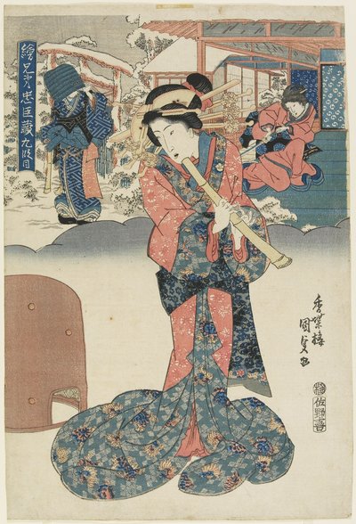 Akt 9, 1830-1844 von Utagawa Kunisada